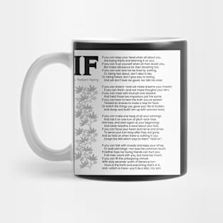 RUDYARD KIPLING - IF | Poster And Other Formats | Wall Art Decor Mug